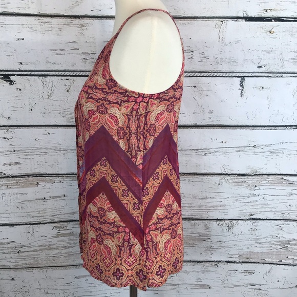 Sanctuary Border Print Shell Top - Picture 6 of 8